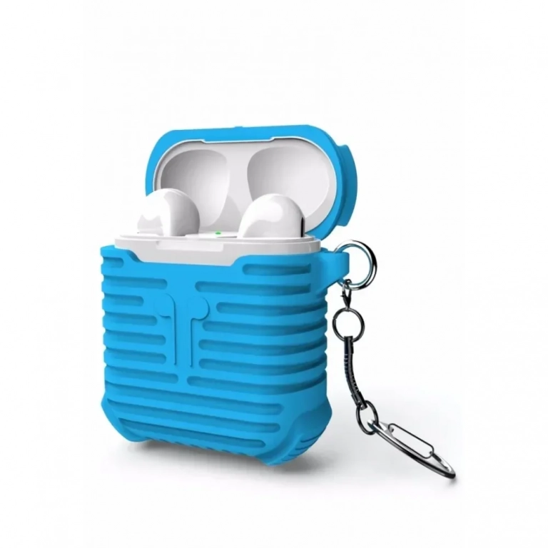 Θήκη Σιλικόνης I-Smile Για Airpods - Γαλάζιο