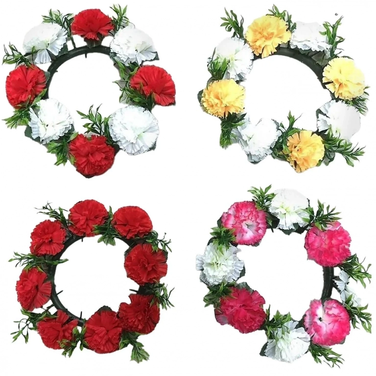 Στεφάνι 8 Ορτανσίες 35cm Bunny's 931572