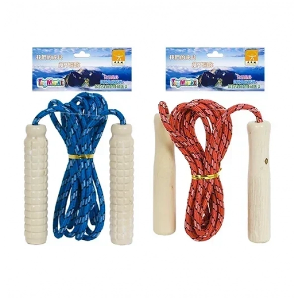 ΣΧΟΙΝΑΚΙ ΠΑΙΔΙΚΟ (SKIPPING ROPE) ΞΥΛΙΝΟ 2,6m ToyMarkt 911153 - 1 τμχ
