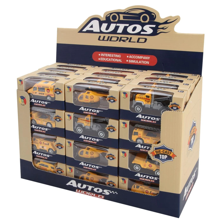 Μεταλλικά Δομικά Free Wheels 48 τεμ Κουτί 48τεμ: 34x22x17cm Τεμ: 11x5x4cm ToyMarkt 913337