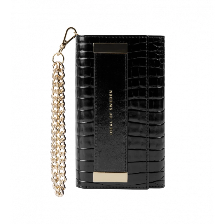 IDEAL OF SWEDEN Θήκη πορτοφόλι iPhone X/XS/11 Pro Neo Noir Croco Studio Clutch IDSTCAW20-1958-236