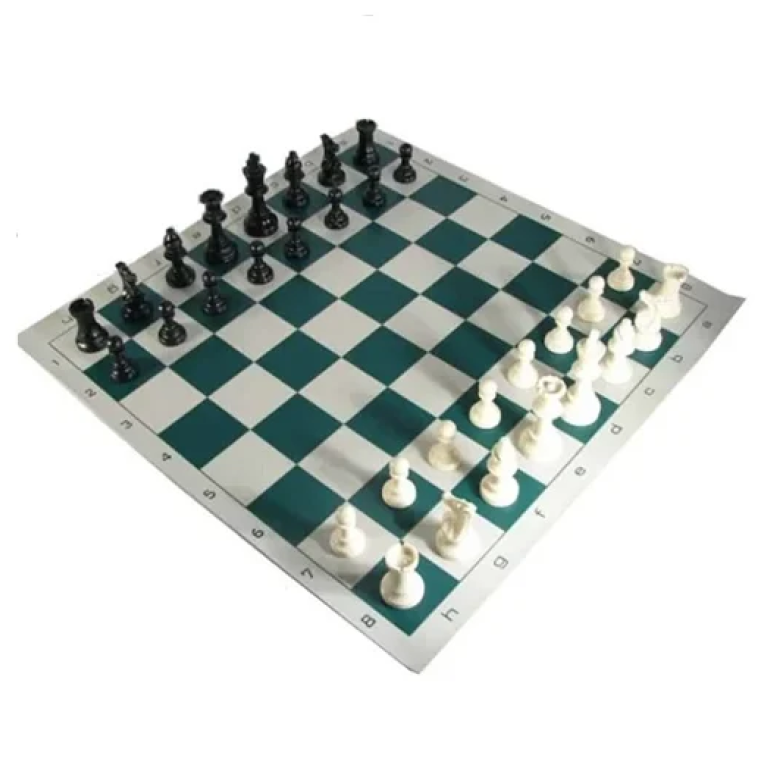 Σκάκι αναδιπλούμενο ρολό με πιόνια 40x40cm
