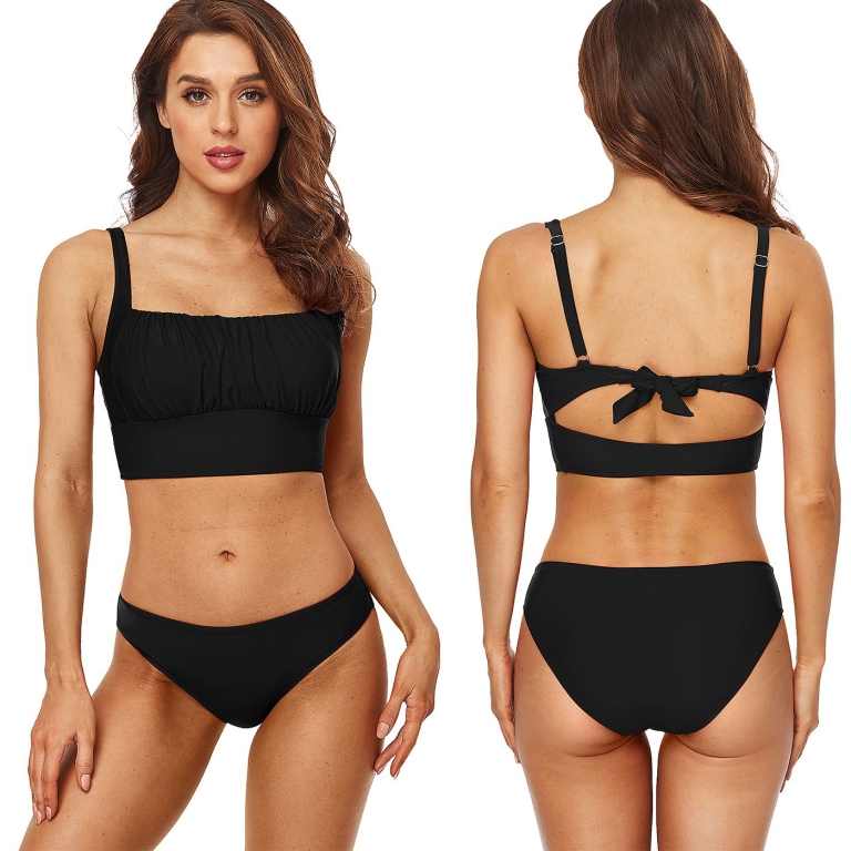 Μαγιό Μπικίνι Surf top Μαύρο  SummerTiempo 623070